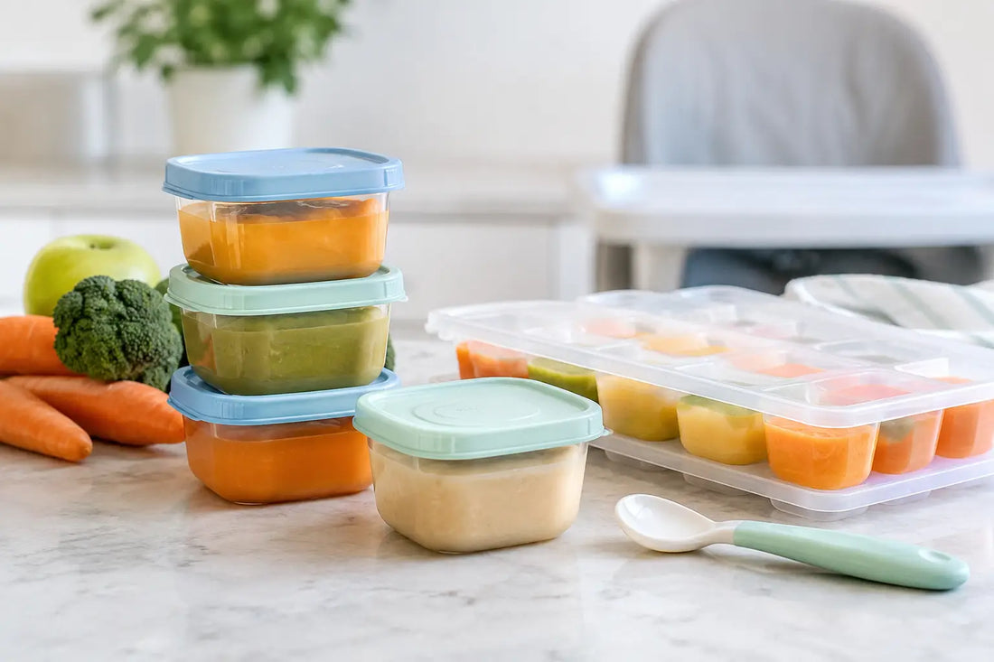 How to Store Baby Food Portions Safely at Home
