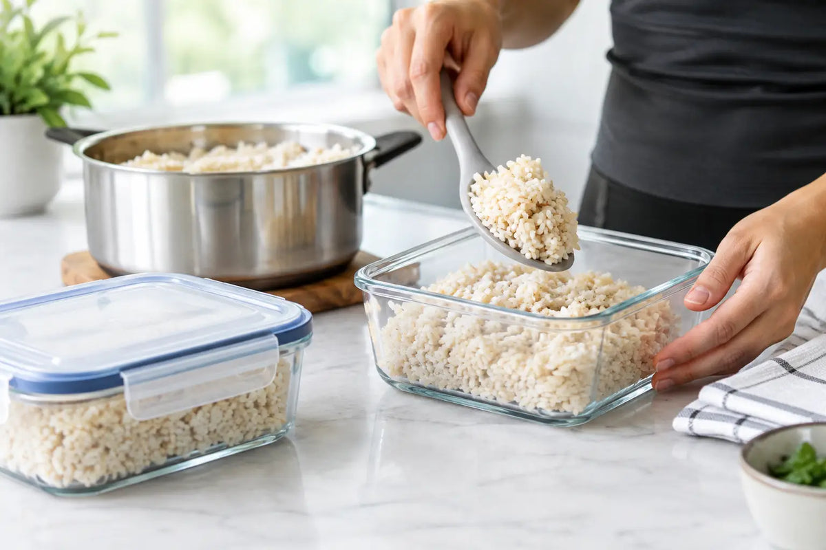 How to Store Cooked Rice Safely After Training